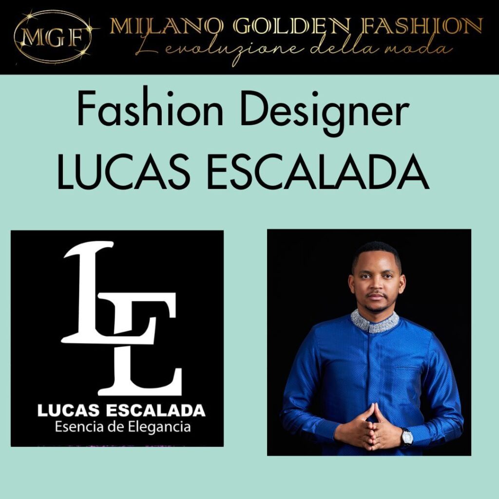 Lucas Nguema Escalada y Evangelina Nguema asisten al Mercedes Benz Fashion Week Madrid 2024