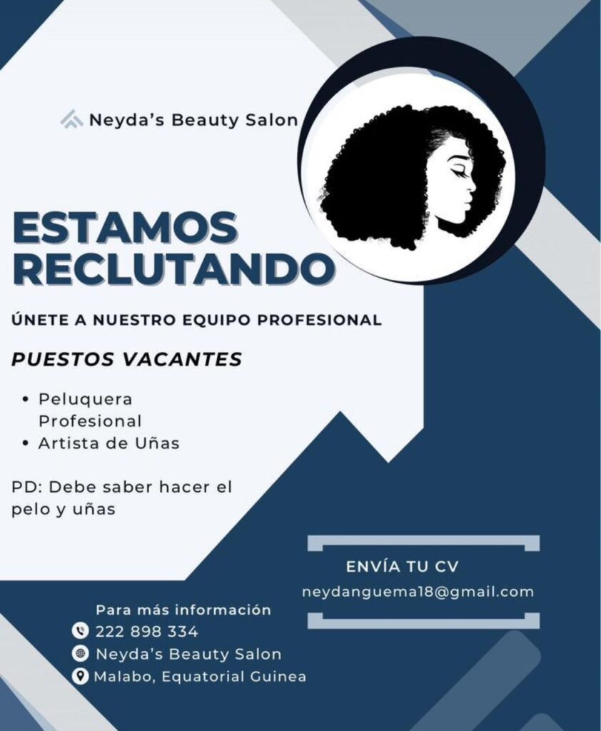 Neyda’s Beauty Salon busca peluquera y manicurista profesional