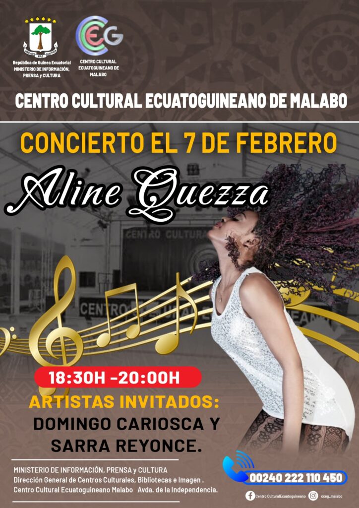 Aline Quezza, la estrella italiana llega a Malabo para un concierto inolvidable