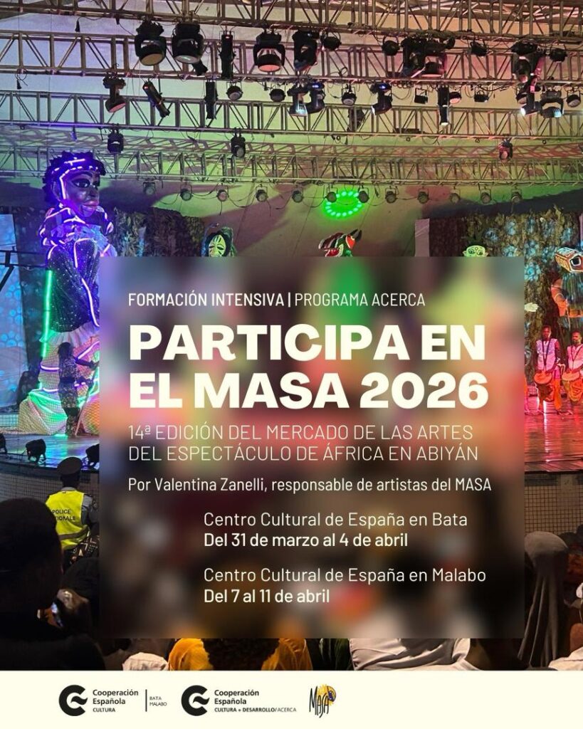 Formación intensiva para artistas en Guinea Ecuatorial con miras al MASA 2026