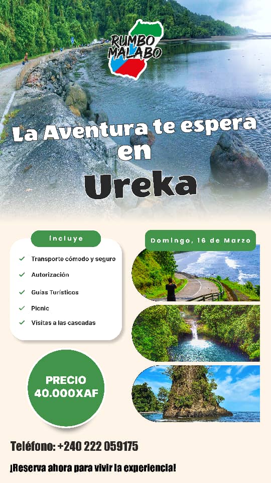 Conozca Ureka, un destino turístico de Guinea Ecuatorial con la ayuda de Rumbo Malabo