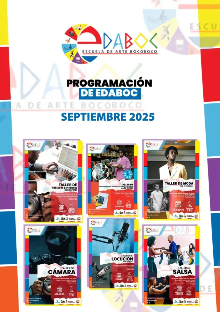 Bocoboco lanza EDABOC, talleres gratuitos para jóvenes en Malabo